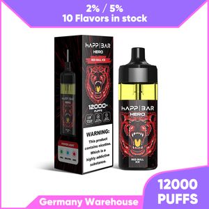 China Vape Factory Wholesale I Vape 12000 10k 10 Sabor a fruta Pod E Cigarrillo Razz sabor Vape Bar Vaporizador E Cigarrillo Precio Puff 12k Vape desechable