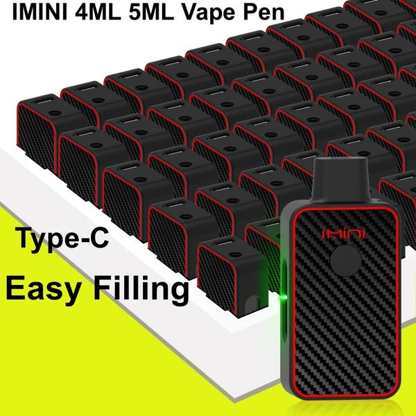 China mayorista 4 ml 5 ml d8 d9 hhc grueso aceite vape lápiz precalentable bobina de cerámica mod mod vaón carro recargable vacío Vapor vacío con envío gratis