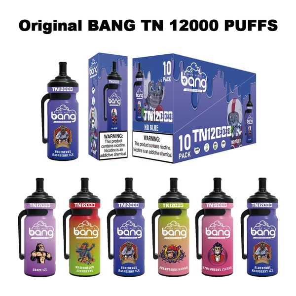 Chine Vente en gros I Vape Tornado Bang Box 12000 Puffs Bang King TN 12000 6000 7000 9000 10000 Puff avec bobine de maille Bang XXL Vapes jetables E Cigarette