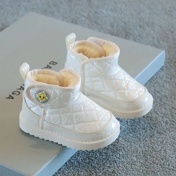 China Zapatos de invierno para niños Fd923 Botas de nieve de algodón grandes, hombres, mujeres, estudiantes, buena calidad