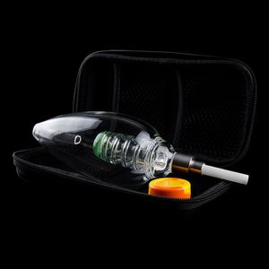 Chinafairprice NC041 Ensemble de sac à pipe pour fumer 510 Titane Quartz Céramique Nail Dabber Outil Pot de silicone OD 63mm Cage à oiseaux colorée Perc Dab Rig Verre Bong à eau Bubbler