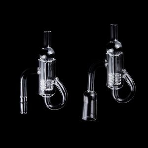 ChinaFairPrice Q010 Smokpijpen Bong Tool Quartz Banger Nail met koolhydraten Cap Ronde Core 10mm/14 mm/18 mm Mannelijke vrouwelijke Dab Rig Glass Water Bongs Accessoires