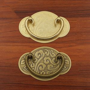 Chinese Antieke Lade Knop Meubilair Klassieke Garderobe Kast Schoen Deurgreep Kast Kegel Vintage Pull Ring Hardware Onderdeel