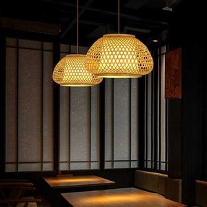 Chinese bamboe hanglampen lantaarn keuken kroonluchter eetkamer plafond ganging lamp salontafel restaurant verlichting 0209