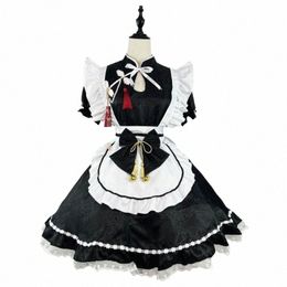 Chinese Chegsam Dr Vrouwen Anime Halen Plus Size Maid Cosplay Kostuums Gothic Lolita Strik Kwasten Waitr Uniform Nieuwe J83S #
