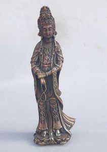 Estatua de latón de belleza clásica china para mujer, escultura china hecha a mano para personas, artesanía de metal para el hogar, decoración Feng Shui