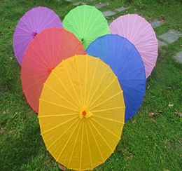 Parapluie coloré chinois Chine parasol de couleur de danse traditionnelle accessoires de soie japonais dh97744