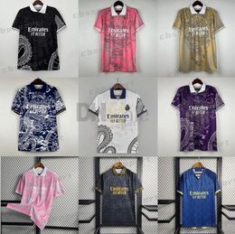 Chinees Dragon Pink voetbalshirt Thailand Bellingham Vini Jr voetbaltruien Tchouameni Hot Sale 2023/2024 Real Madrids Camavinga Alaba Rodrygo Men Kit Uniform