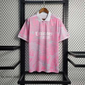 Camiseta de fútbol rosa del dragón chino Tailandia BELLINGHAM VINI JR Camisetas de fútbol Tchouameni Venta caliente 2024/2025 Real Madrid CAMAVINGA ALABA Rodrygo Hombres 733