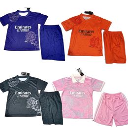 Kits de fútbol para niños Jerseys de fútbol rosa Tailandia Bellingham Vini JR Camisa de fútbol