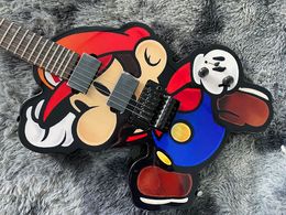 Guitare électrique chinoise, système de trémolo duplex, instrument de musique noir