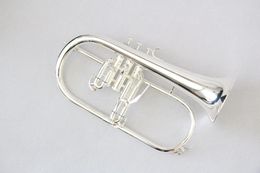 Bugle chinois bonne qualité bugle pas cher professionnel plaqué argent instrument de musique/bugle