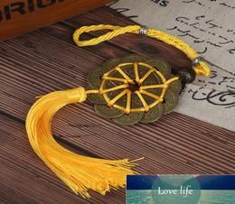 Chinese knoop traditionele Feng Shui mascotte oude 16 munt hanger fortuin rijkdom gezondheid geluk koperen munt succes geluksbrenger2196836
