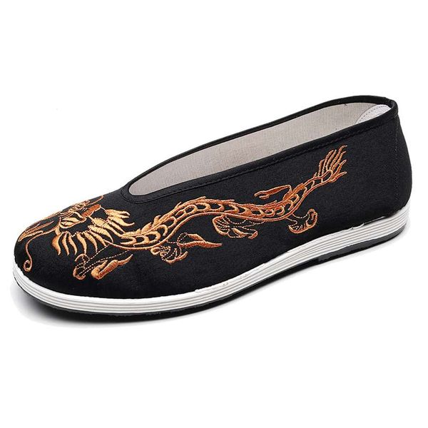 Chinois One Step traditionnel vieux pékin Kung Fu Tai Chi chaussures en tissu unisexe