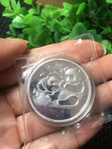 Chinese Shanghai Mint Ag 999 1oz Arts 1982 year panda silver Coin