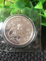 Chinese Shanghai Mint Ag 999 1oz Arts 1992 jaar panda zilveren munt