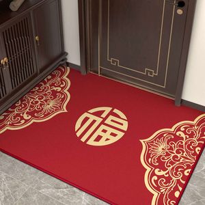 Chinese stijl ingangsdeur mat hoog grade verdikte anti-slip en vuilbestendig huishoud tapijt
