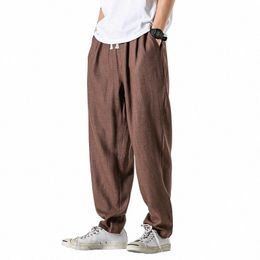 Style chinois Fi lâche grande taille sarouel 2022 printemps été mince pantalon de jogging décontracté pantalon harajuku hommes vêtements G0Z5 #