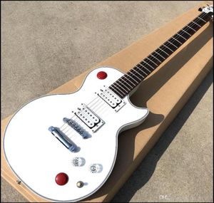 Chinese stijl Kill Switch Buckethead Guitar 24 Electric Guitar Frets White Alpine Guitar Verkoop van hoge kwaliteit8816229
