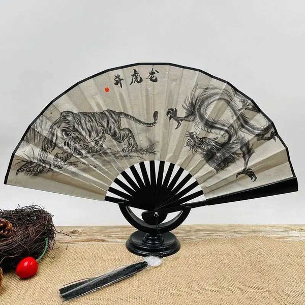 Produits de style chinois 1PCS 8 pouces pliants de soie pliante vintage chinois Fan Fan en plastique en plastique de danse de danse avec Tassel Art Craft Gift Home Decor