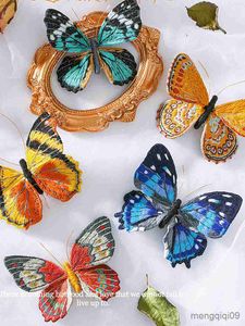 Produits de Style chinois Kits de broderie papillon débutant avec cerceau bricolage main broche broderie couture à la main couture ensemble décor R230803