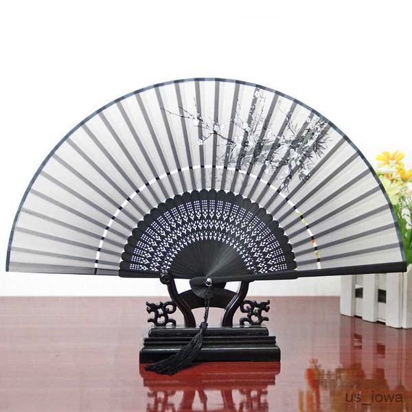 Productos de estilo chino Flor china Ventilador plegable pequeño Estilo Artesanías de bambú Ventilador femenino Fiesta Eventos Regalos o decoración de la pared del hogar R230728