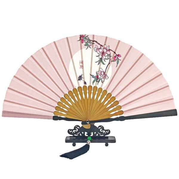 Produits de Style chinois termes solaires de Style chinois ventilateur pliant petit ventilateur portatif filles Portable Hanfu Cheongsam