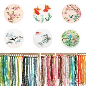 Chinese Stijl Producten DIY Kruissteek Borduren Handgemaakte Schilderen Handwerken Naaien Gift Doek Draden Gereedschap Thuis Wanddecoratie voor Beginners R230803