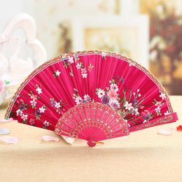 Chinese stijlproducten Spanish Dance Flower Vouw Fan Home Decoratie Lace Hand Fans Chinese stijl Handmatige Fan Party Performance Props