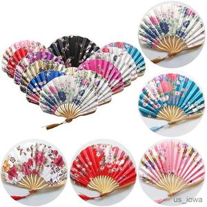 Chinese Stijl Producten Vintage Opvouwbare Ventilator Retro Chinese Bamboe Opvouwbare Ventilator Kwastje Dans Hand Ventilator Woondecoratie Ornament Ambachtelijke Gift R230728