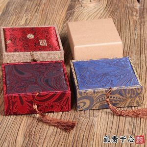 Caja de regalo tradicional de estilo chino, Festival de Primavera, barco dragón, mediados de otoño, envoltura de cuentas de joyería