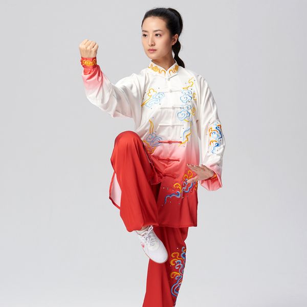 Tai Chi Vêtements Martial Arts Suit Kungfu Uniforme Taiji Garment Qigong Demo tenue pour hommes Femmes Boy Girls Kids Adultes Adultes