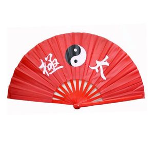Éventail pliant traditionnel chinois Tai chi, Kung fu, pour Wu shu, cadre de 33cm, pour hommes et femmes, F202446