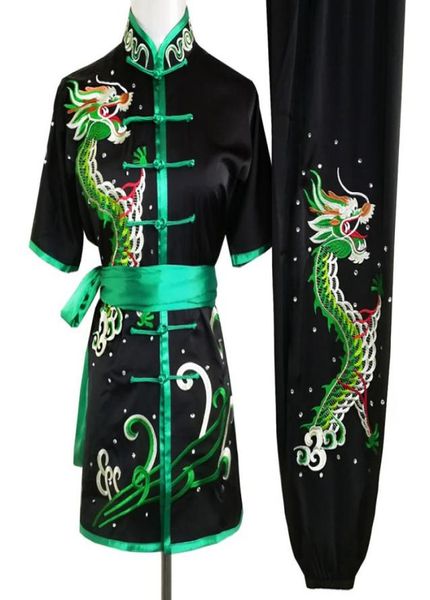 Vêtements chinois uniformes de kungfu costs martiaux costume taolu tenue vêtements démo kimono pour hommes femmes garçon fille enfants adultes2013369