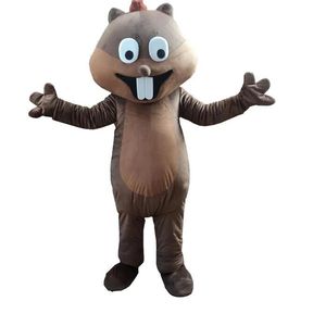Chipmunk squirrel mascotte kostuum cartoon kostuums carnaval prestatie kleding outfit advertenties