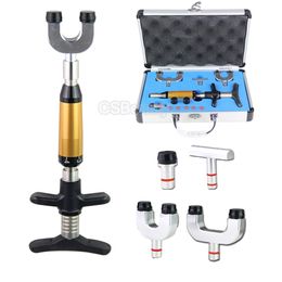 Chiropractie Aanpassingshulpmiddel Wervelkolom 6 Niveaus 4 Hoofden Therapie Passen Vertebratie Gereedschap Massager Handpistool Set 240118