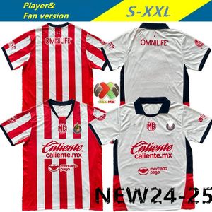 Chivas Regal 24 25 Guadalajara Soccer Jerseys Special Chicharito I.Brizuela C.Calderon A.Zaldivar A.Vega Home Away 3rd 2025 Football Men Women Kids Shirt Red Troisième