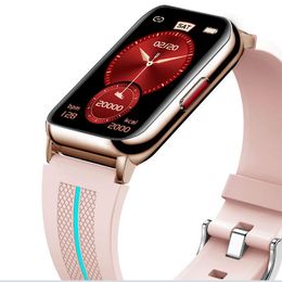 Chkepz Nieuwe vrouwelijke Smart Band Women Sport Bracelet Heart Rate Tracker Monitor Blooddruk Smart horloges voor iPhone Android iOS