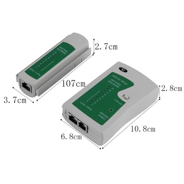 CHL-468 NSHL RJ45 RJ11 RJ12 CAT5 UTP Red LAN USB Cable Tester Herramientas de prueba remota Detector Señal Condición Venta al por mayor 20