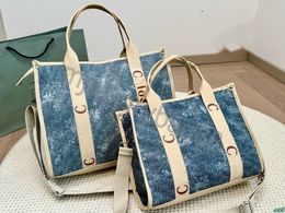 Chloor Bag Luxe strandtas Woody Shopping Designer Bag Tas Tas Straw Tas Hoogwaardige schouder Fashion Woven Buiten Travel Grote capac