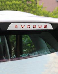 CHMSL Feux de freinage haute position lampe étiquette décorative couverture autocollant garniture pour Land Range Rover evoque chrome style extérieur Ac9480518