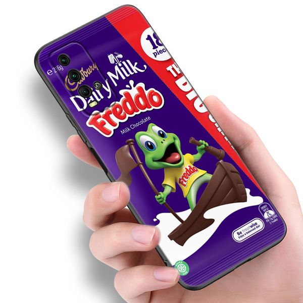 Chocolate Biscuit Milk Drink Téléphone Téléphone pour Xiaomi Redmi K40 K50 Note de jeu 5 6 K20 Pro 7A 8A 9A 9C 9I 9T 10A 10C A1 plus S2