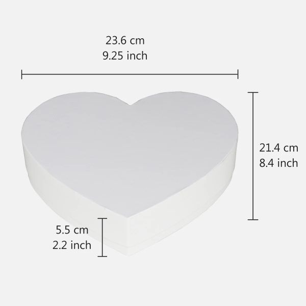 Boîtes cadeaux en forme de coeur en forme de coeur en forme de chocolate pour la Saint-Valentin