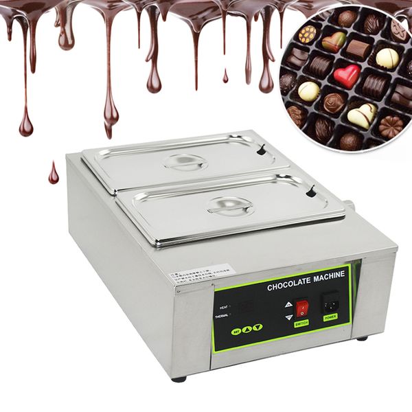 Pot de fusion de chocolat 110V 230V, four de fusion de chocolat Commercial, Machine de trempe électrique