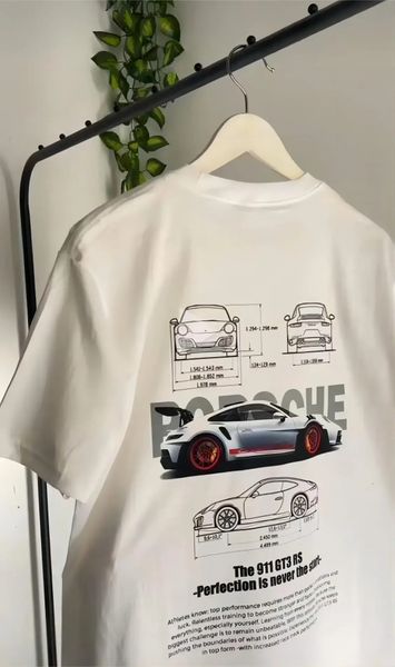 CHOIX BIRGNIEL GAGE Perfection n'est jamais la fin GT3RS Men d'été Coton T-shirt Fashion Tees Casual 911 Man Womens Tops 240409