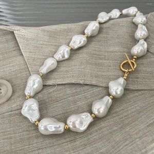 Gargantilla barroca en forma de collar de perlas francés Vintage clásico de lujo de moda amigos regalos de cumpleaños joyería de moda