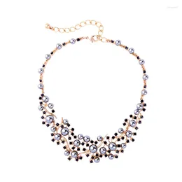 Collier ras du cou en perles acryliques pour femmes, 2 couleurs, gris, blanc, élégant, le plus décent, bijoux pour femmes, prix en vrac