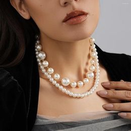 Collier ras du cou créatif en forme de coquille naturelle, Imitation de perles, boucles d'oreilles simples pour femmes, cadeau de fête d'anniversaire, bijoux, vente directe en gros