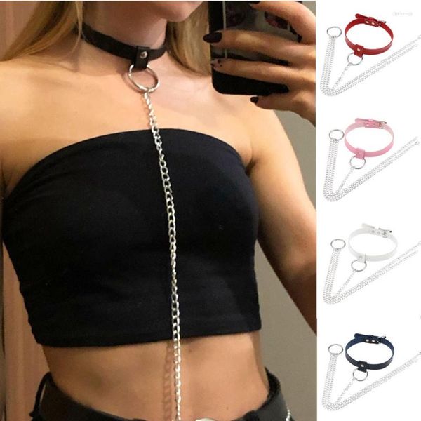 Collier DIEZI Sexy Body Chain Harnais Chaînes Gothiques Pour Femmes Ventre Femme Body Bijoux Festival Filles Mode Collier Bijoux