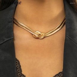 Choker Draweye Punk Style Colliers pour femmes Noux multicouches Hiphop Vintage Chokers American Fashion Jewelry Accessoires